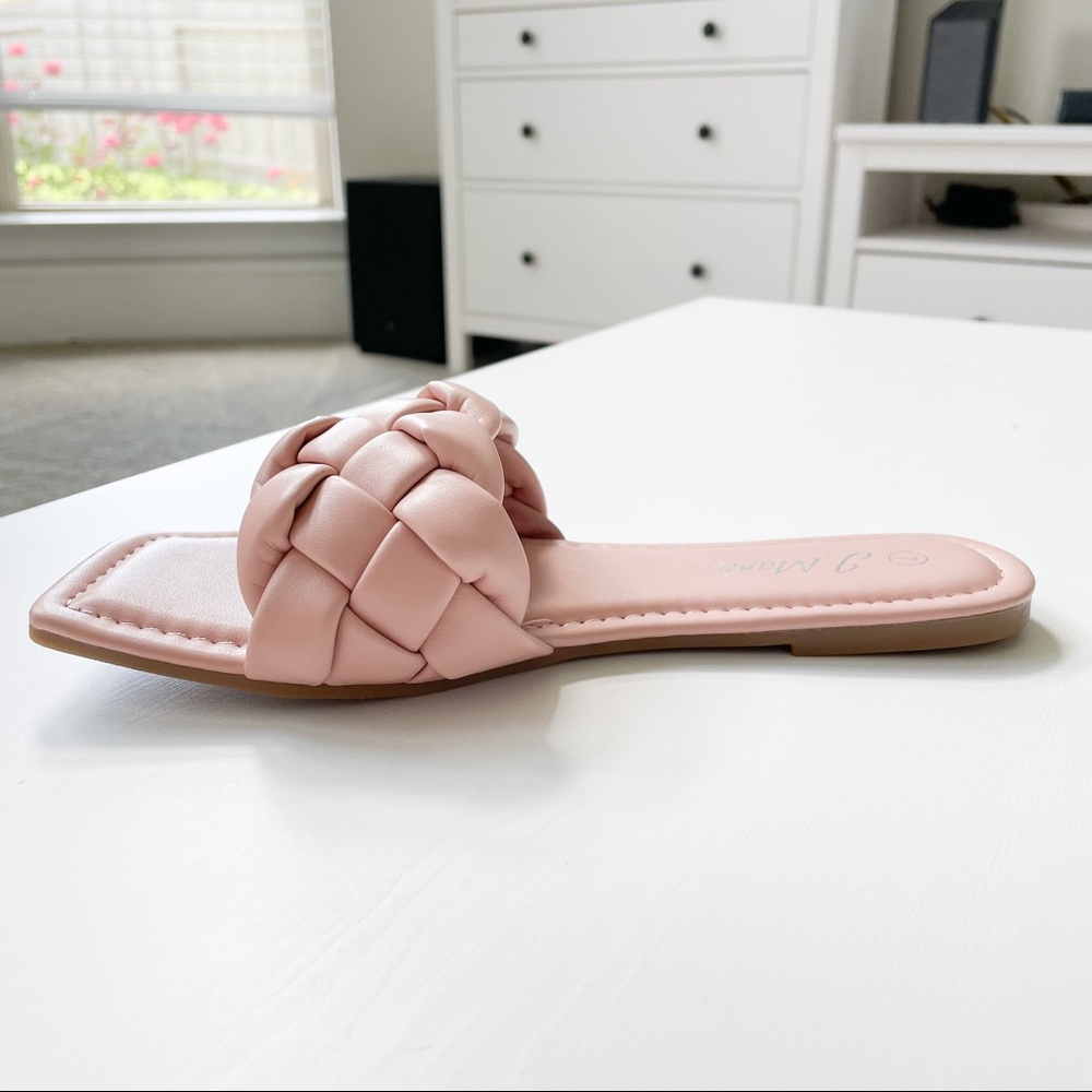 J.Mark Nude Braided Slide Sandal Passion-99 - Picture 5 of 12